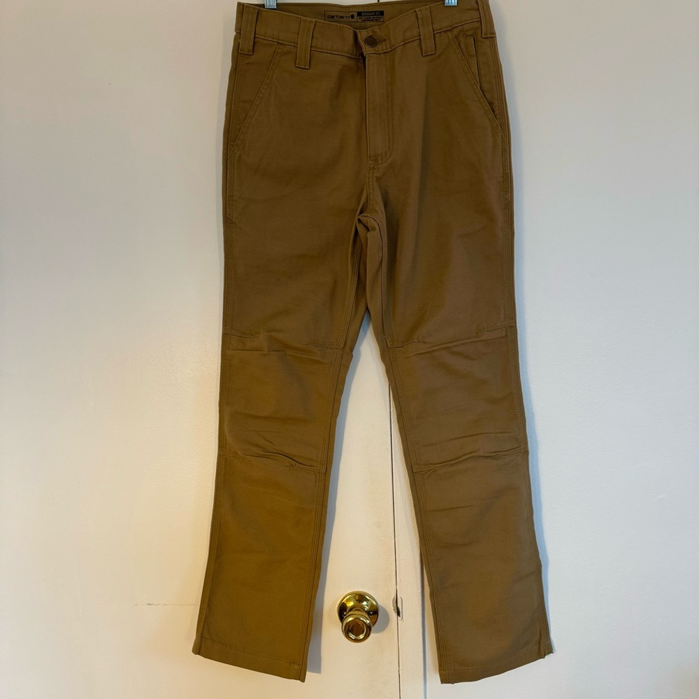 Carhartt Men’s Rugged Flex Straight Fit Canvas Work Pant